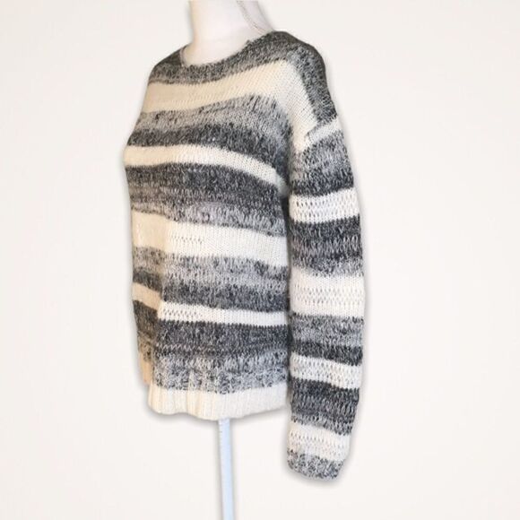 Cynthia Rowley Strip Mohair Sweater - Picture 3 of 6